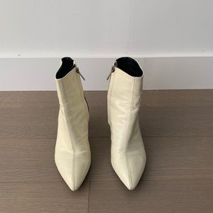 Sam Edelman cream white booties